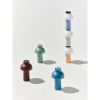PC No 2 Tragbare Lampe Azurblau