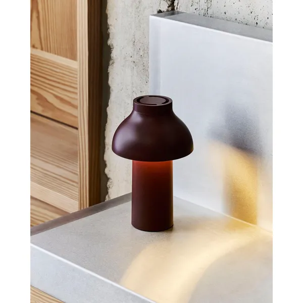 PC No 2 Draagbare Lamp Ijzer Rood