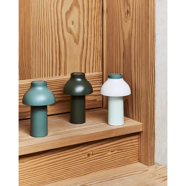PC No 2 Tragbare Lampe Schieferblau