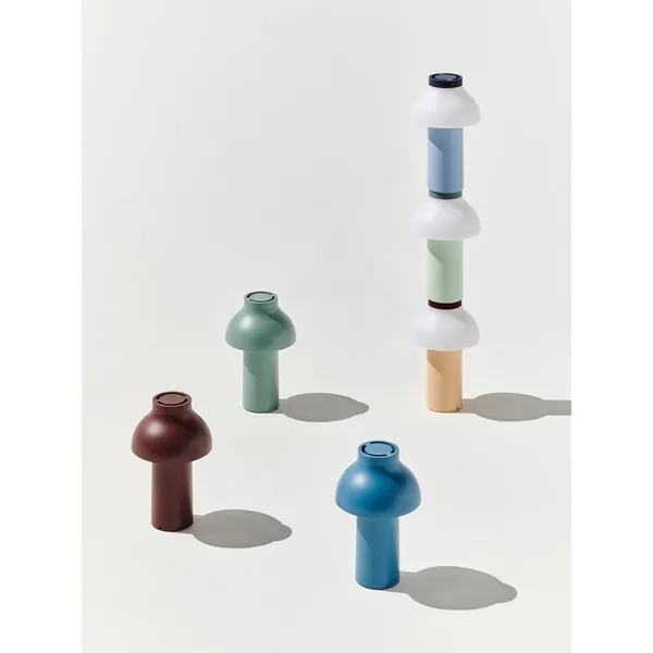 PC No 2 Tragbare Lampe Schieferblau