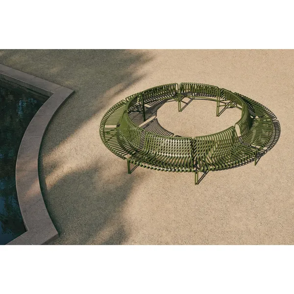 Palissade Park Eetbank Out/Out Beginner Set van 2 Crème
