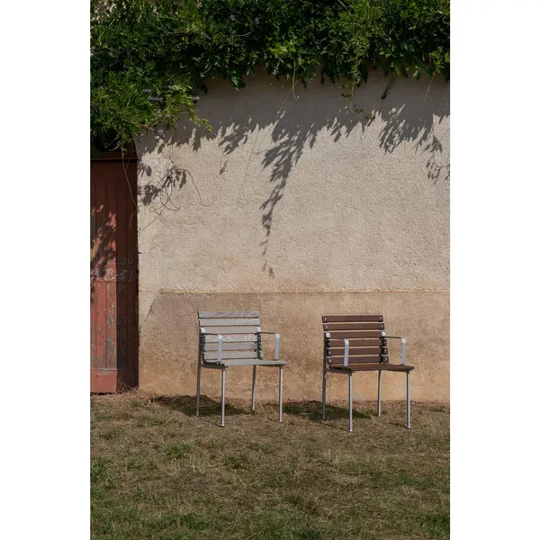 Traverse Garden Chair With Armrest Ash