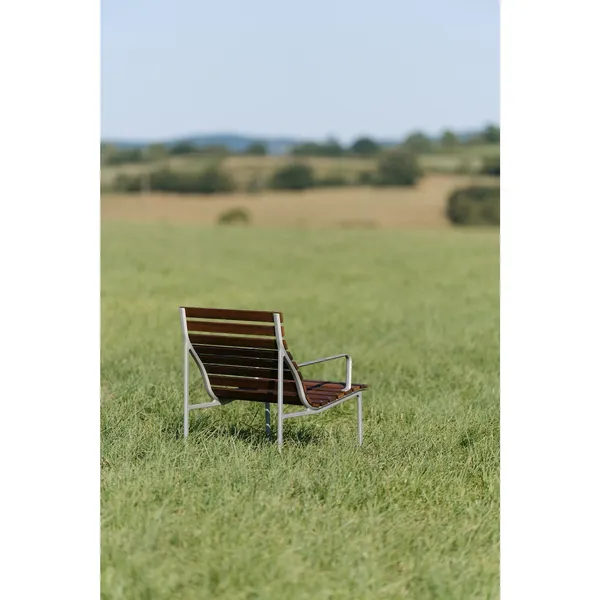 Traverse Lounge Garden Chair With Armrest Ash