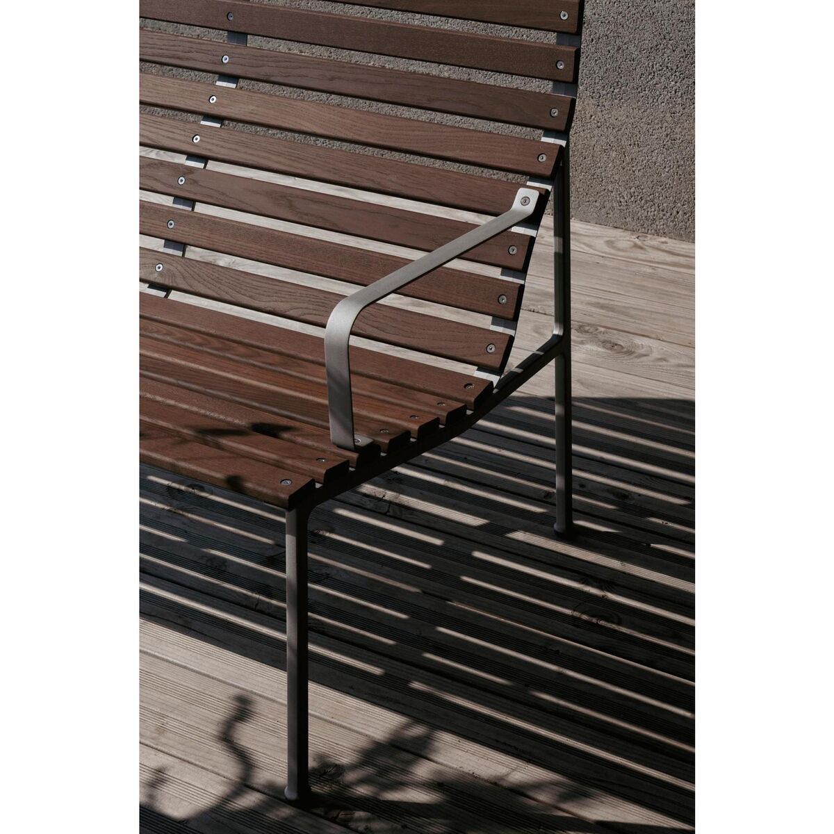 Banc de Salon Traverse avec Accoudoirs en Frêne