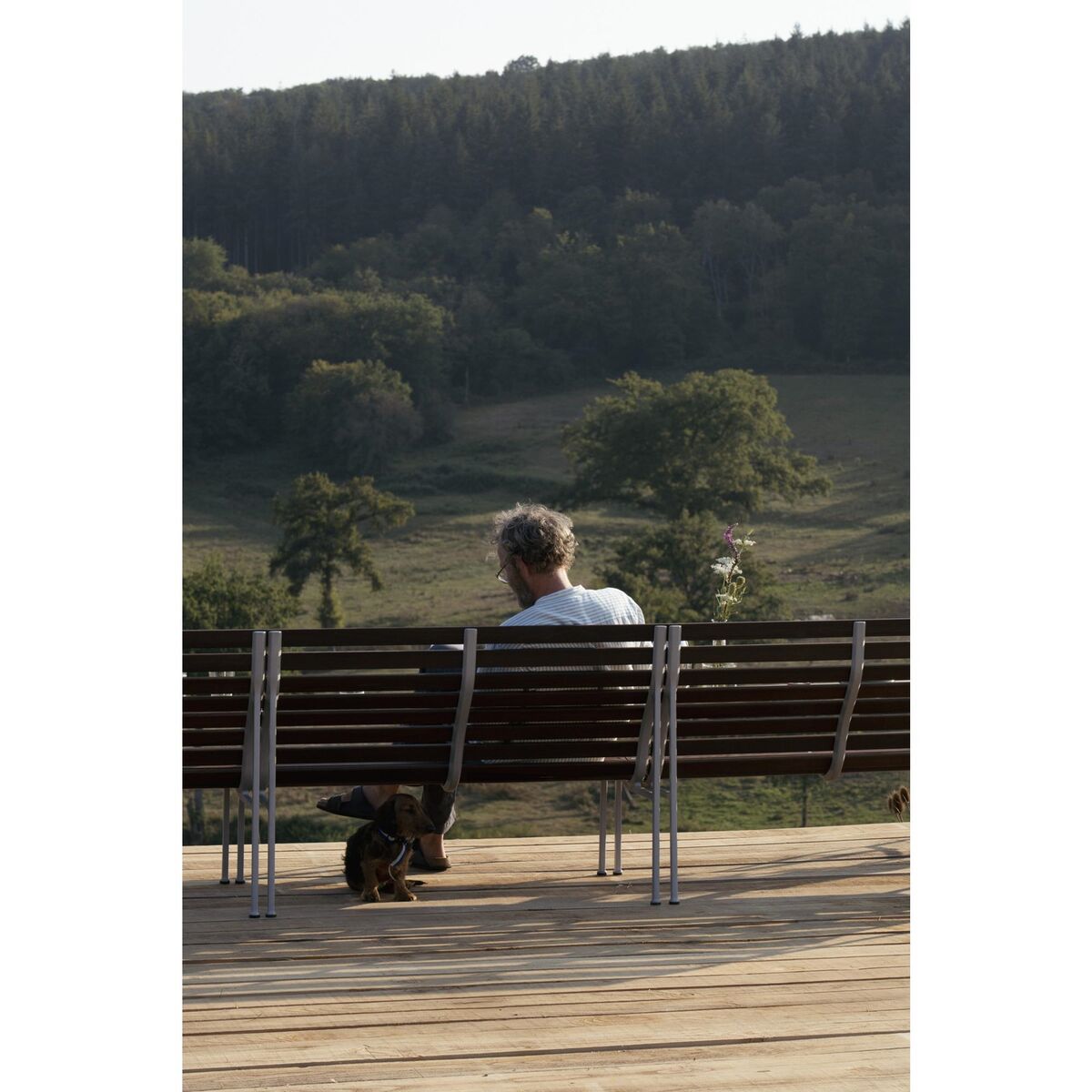 Traverse Lounge Gartenstuhl Esche