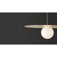 Bola Disc 12 Pendant Gunmetal