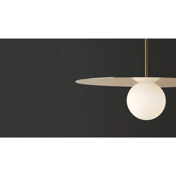 Bola Disc 12 Pendant Gunmetal