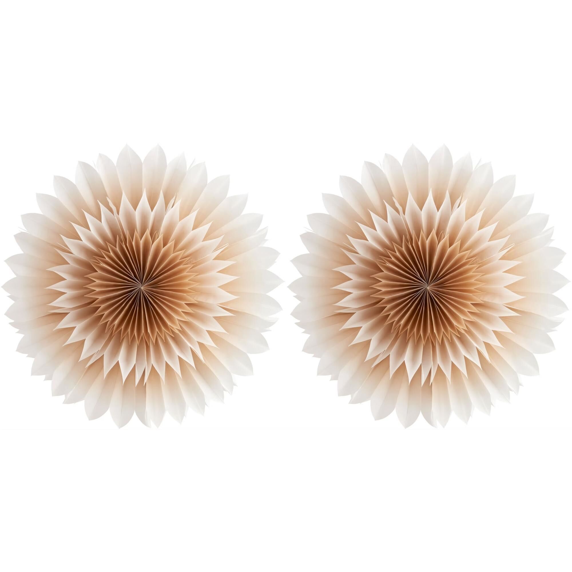 Lily Étoile en Papier Golden Beige Lot de 2