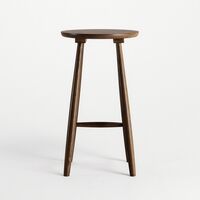 Wood H23 Bar Stool Dark Oak