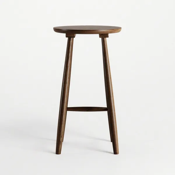 Wood H23 Bar Stool Dark Oak