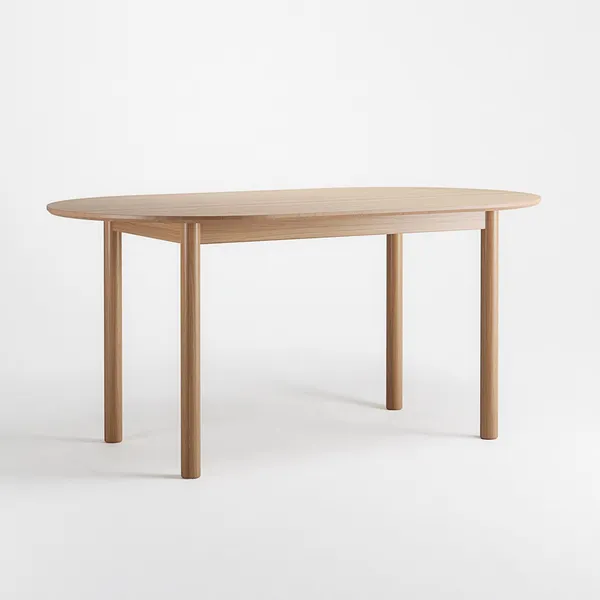 Eettafel van Wood 90x160 cm Eikenhout
