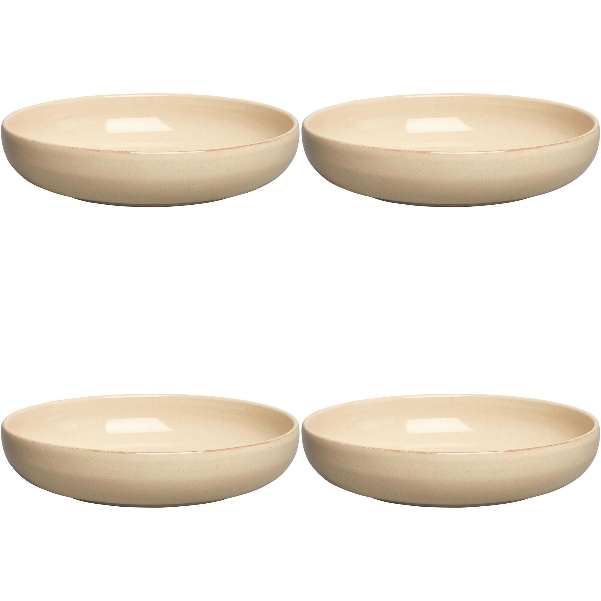 BON Bol Grand Lot de 4 Beige