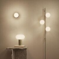 Stringball Tischlampe Messing
