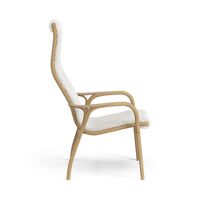 Lamino Hoge Fauteuil Geolied Eiken/Off White/Schapenhuid