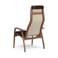 Lamino Poltrona Alta Noce Laccato/Espresso/Pecora