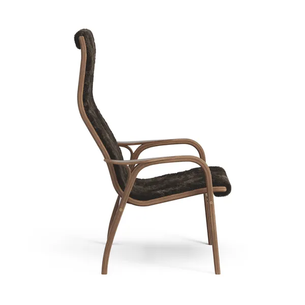 Lamino Poltrona Alta Noce Laccato/Espresso/Pecora