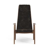 Lamino Poltrona Alta Noce Laccato/Espresso/Pecora