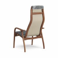Lamino Poltrona Alta Noce Laccato/Scandinavian Grey/Pecora