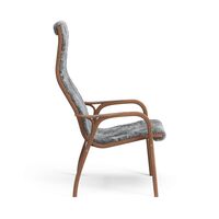 Lamino Poltrona Alta Noce Laccato/Scandinavian Grey/Pecora