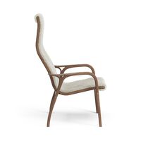 Lamino Poltrona Alta Noce Laccato/Moonlight/Pecora