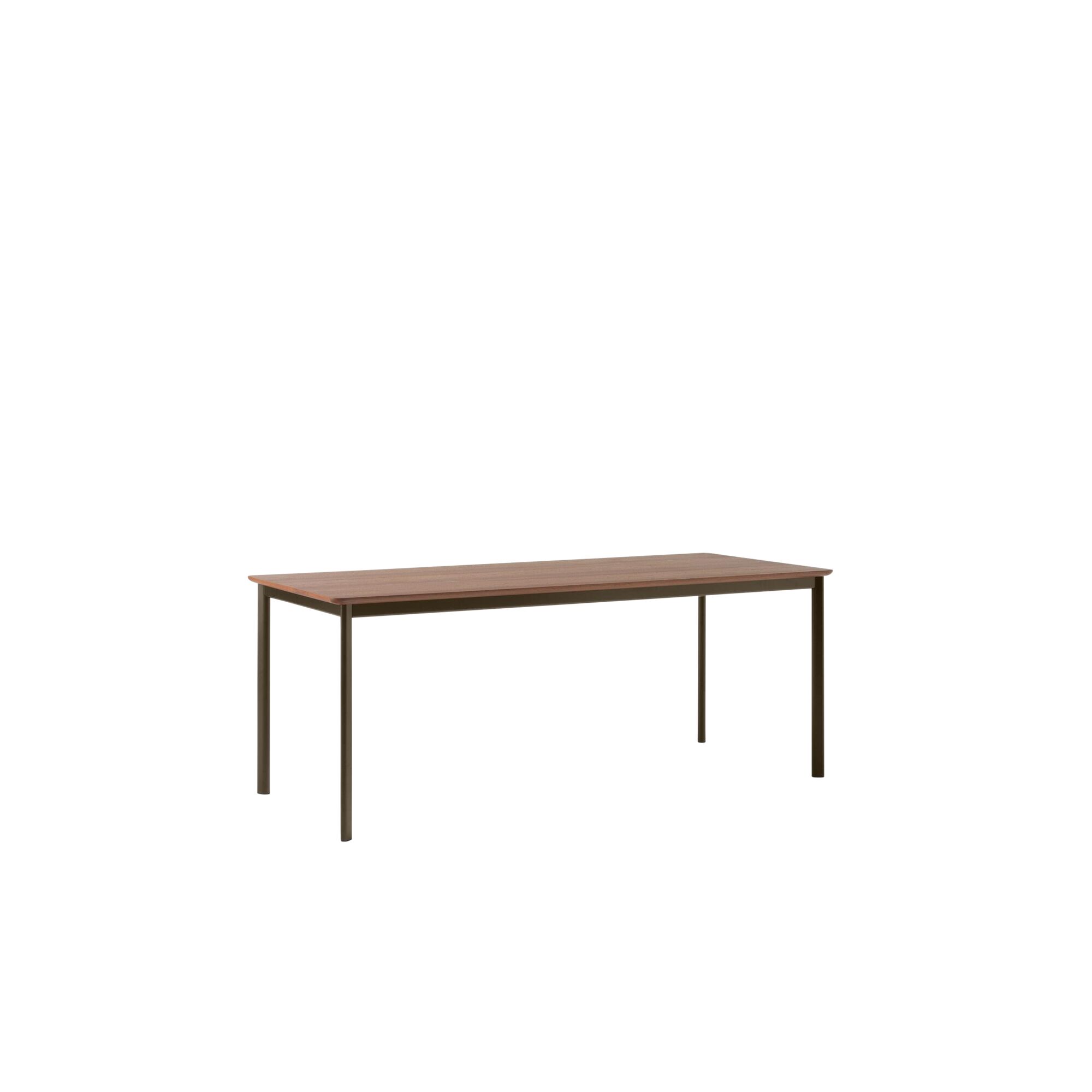 Drip HW116 Spisebord L193 Sort/lakkert Valnøtt