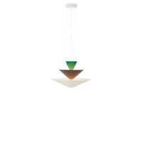 Gio LN14 Taklampe Ø60 Signalgrønn/Dypblå/Ecru Hvit