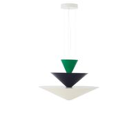 Gio LN15 Hanglamp Ø92 Signaalgroen/Diepblauw/Ecru Wit