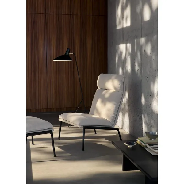 Muno LN16 Armchair With High Back Dark Chrome/Cifrado 0221