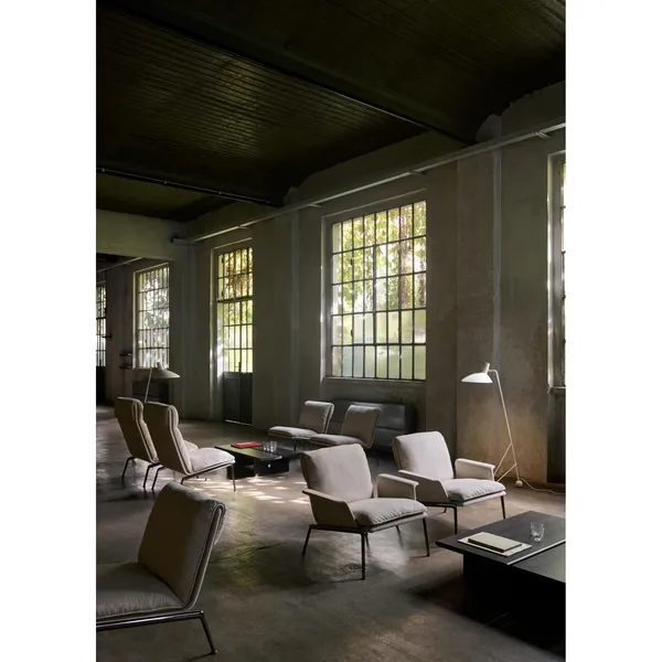 Muno LN16 Armchair With High Back Warm Black/Cifrado 0221
