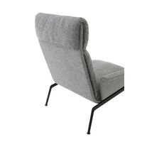 Muno LN17 Armchair With Armrests & High Back Warm Black/Hallingdal 0126