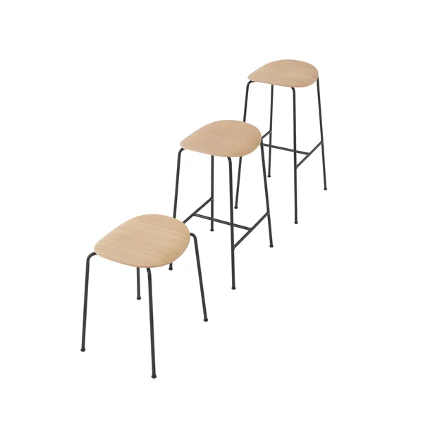 Pavilion AV38 Barstol Lakeret Eg