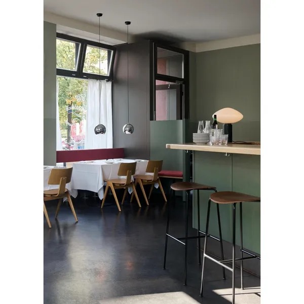 Pavilion AV37 Barhocker, Lackierte Eiche