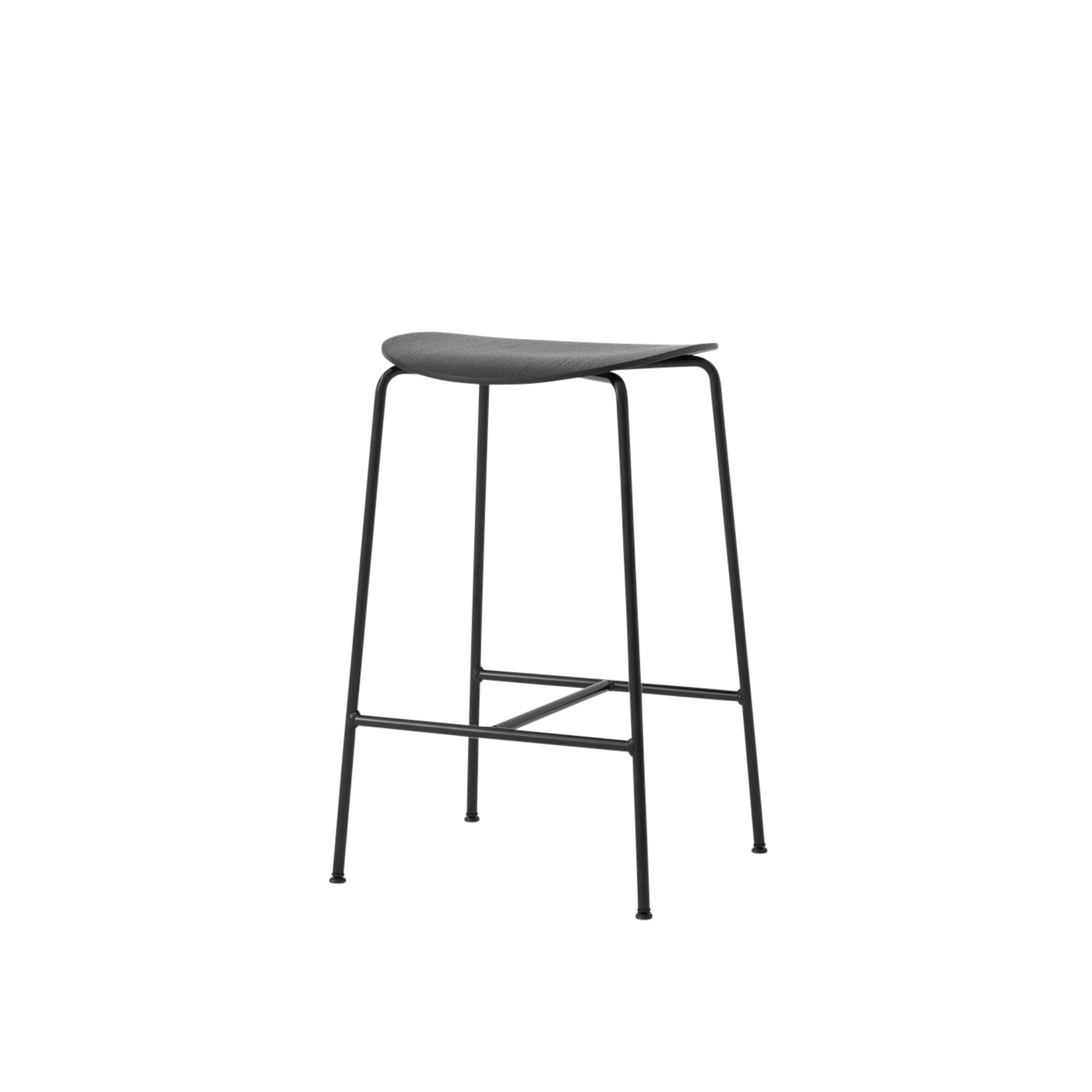 Pavilion AV37 Counter Barstol Sort Lakeret Eg