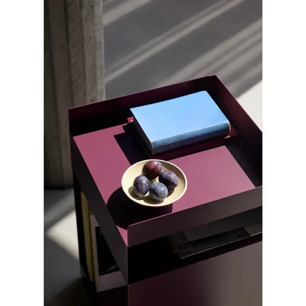 Rotate SC73 Rolling Table Dark Plum