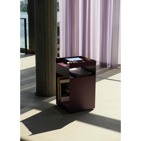 Rotate SC73 Rolling Table Dark Plum