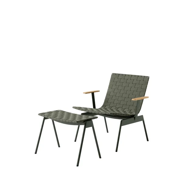Ville AV46 Outdoor Footsool Pronssinvihreä