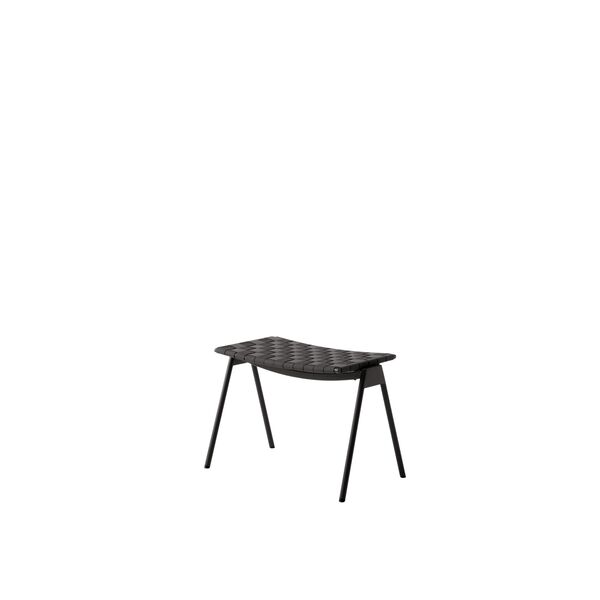Ville AV46 Outdoor-Fußhocker, Warmes Schwarz