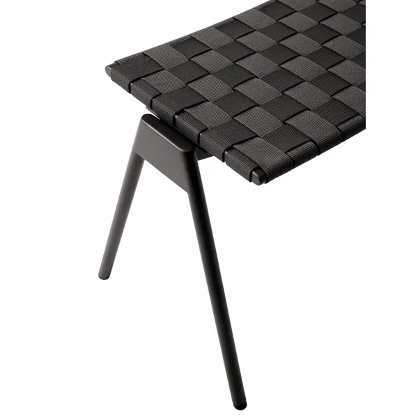 Ville AV46 Outdoor Footstool Warm Black