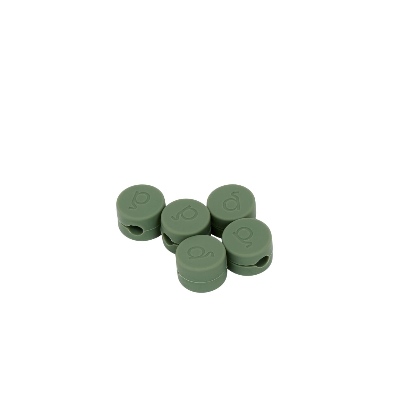 Clips de Câble Vert Mousse