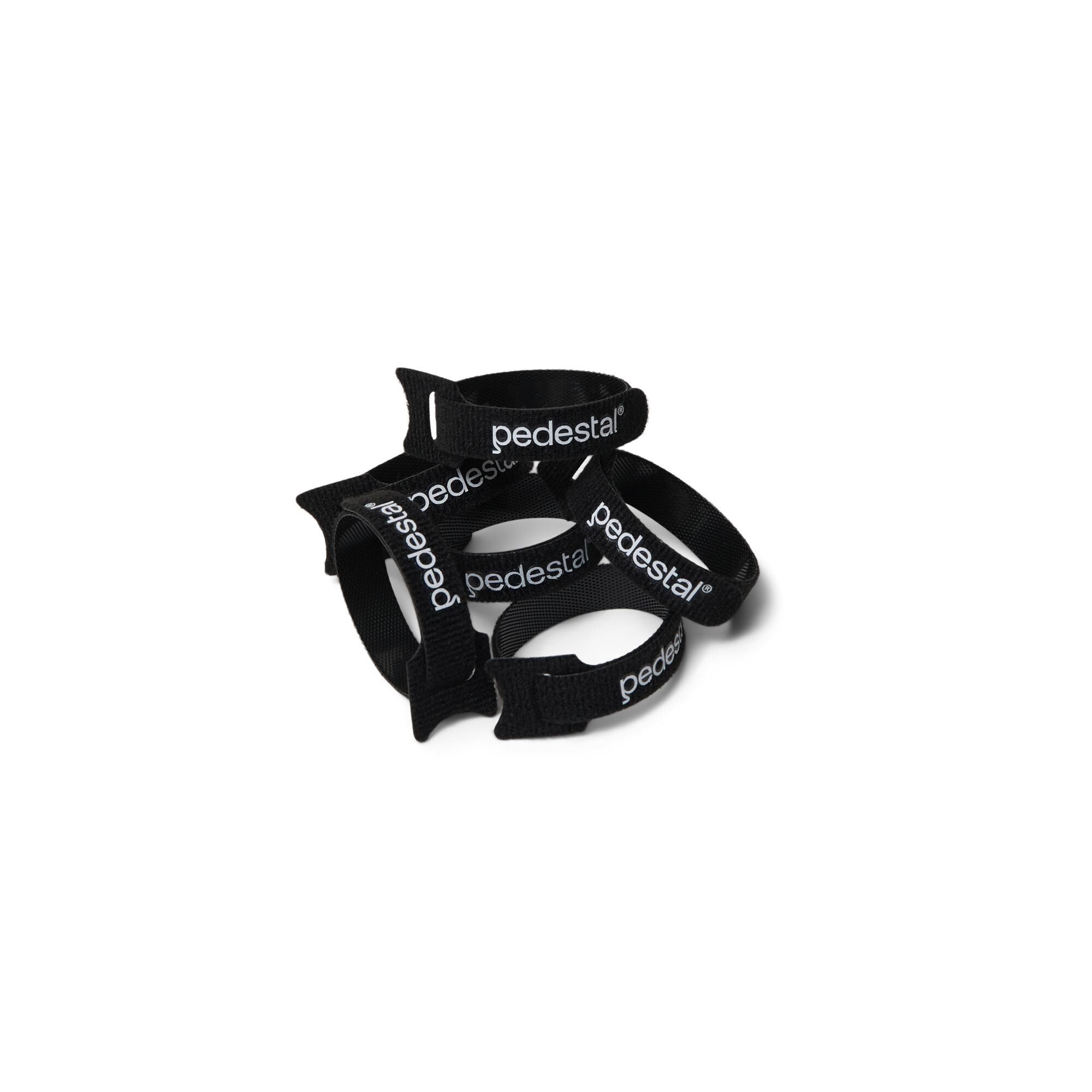 Attaches-câbles Velcro 6 Pcs. Noir