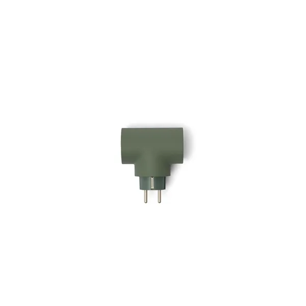 Power Split Socket Green