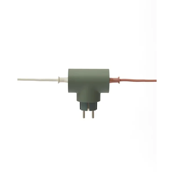 Power Split Socket Green