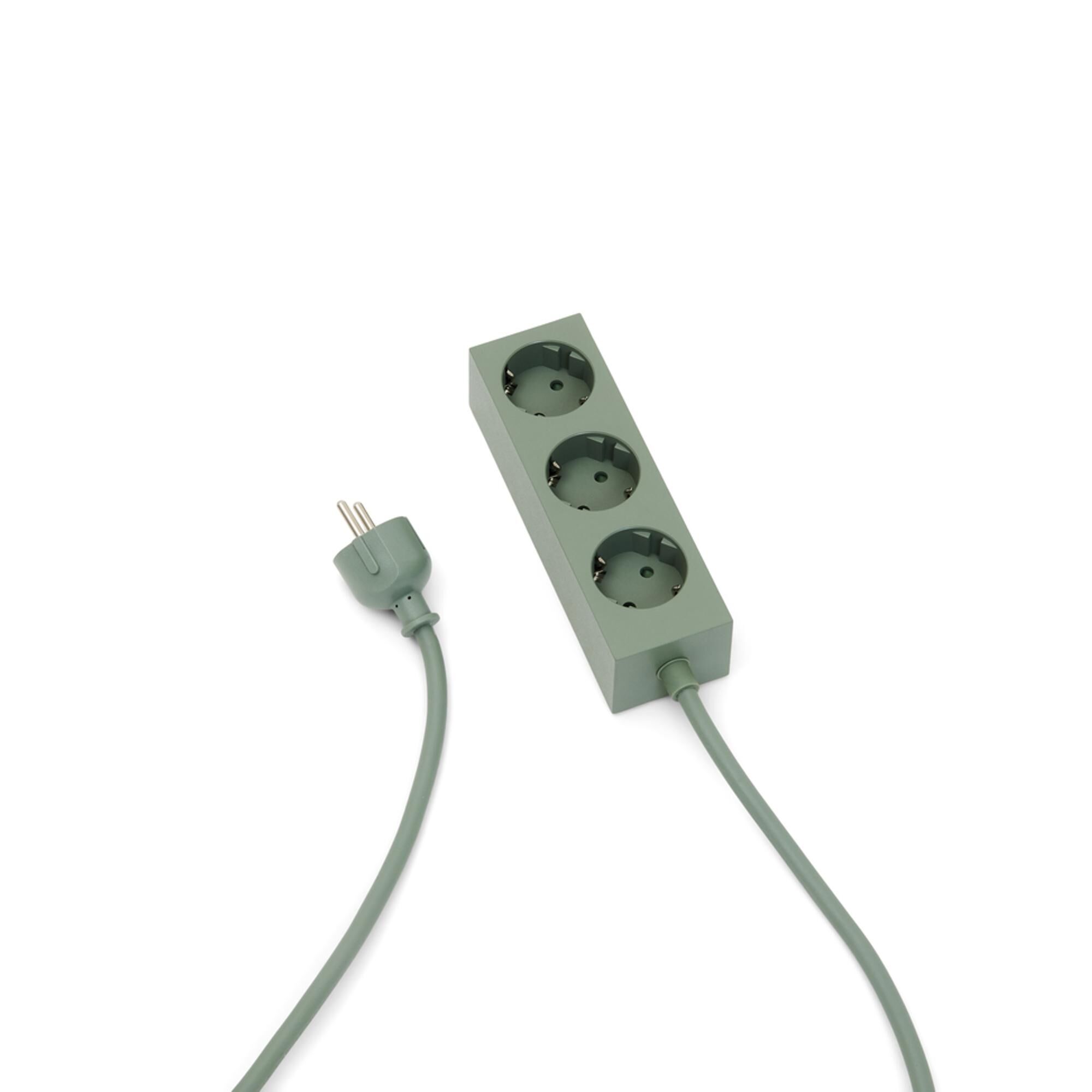 Power Bar Multiprise 500 cm Vert Mousse
