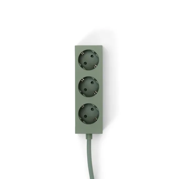 Power Bar Multiprise 500 cm Vert Mousse