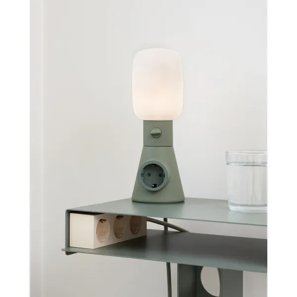 Plug-In Lamp Shade Pearl