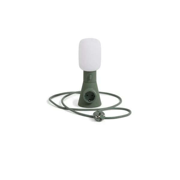 Plug-In Abat-jour Vert Mousse