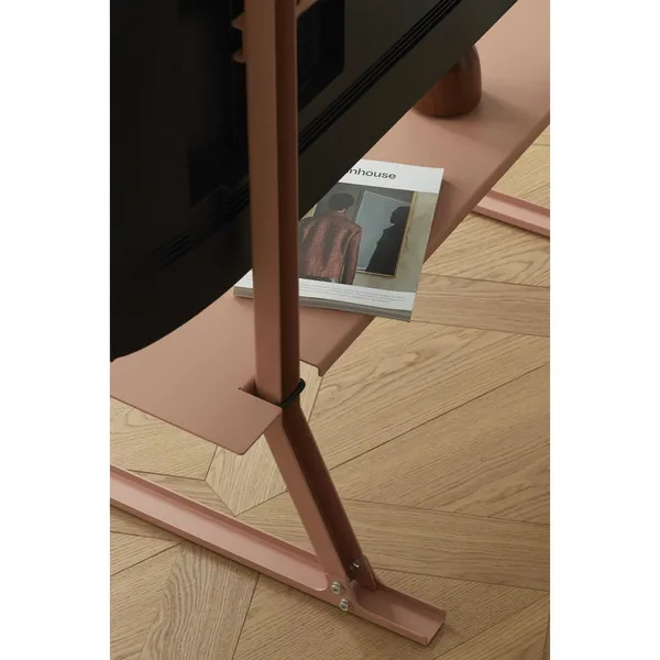 Plate TV Shelf Pearl