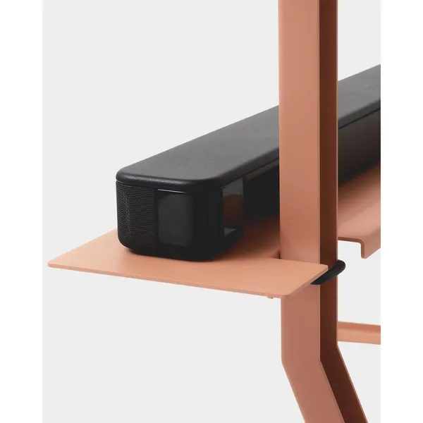 Plate TV Shelf Pearl