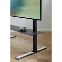 Plate TV Shelf Charcoal