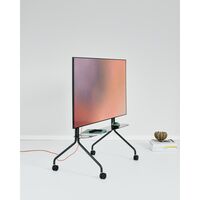 Pipe TV Shelf Chrome